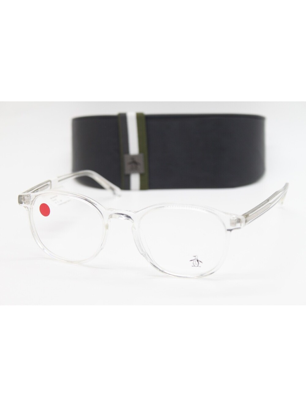 NEW PENGUIN THE NOONAN CR CRYSTAL AUTHENTIC EYEGLASSES W/CASE 50-21